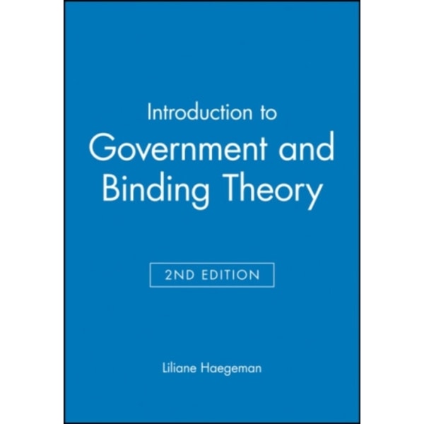 Introduction to Government and Binding Theory (häftad, eng)