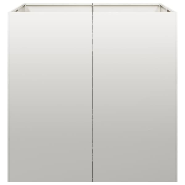 Planteringskärl 80x80x80 cm rostfritt stål