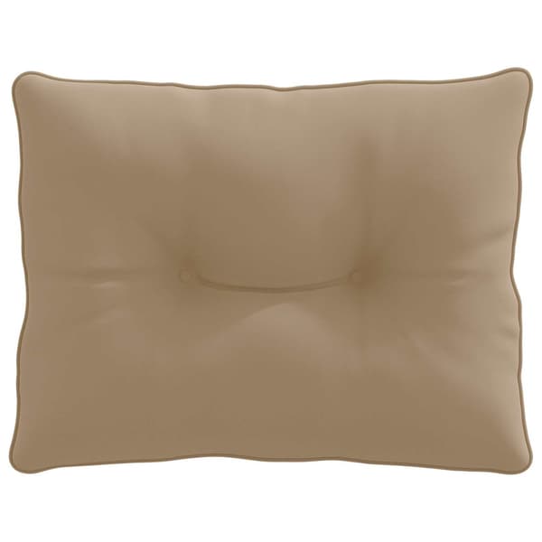 Ryggkudde PUTTEN 100% Polyester Taupe 60 x 40 x 10 cm