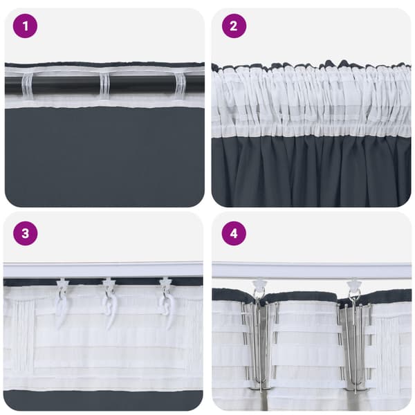 Sammetsgardiner 2 pcs Silvergrå 225 x 140 cm Sammet