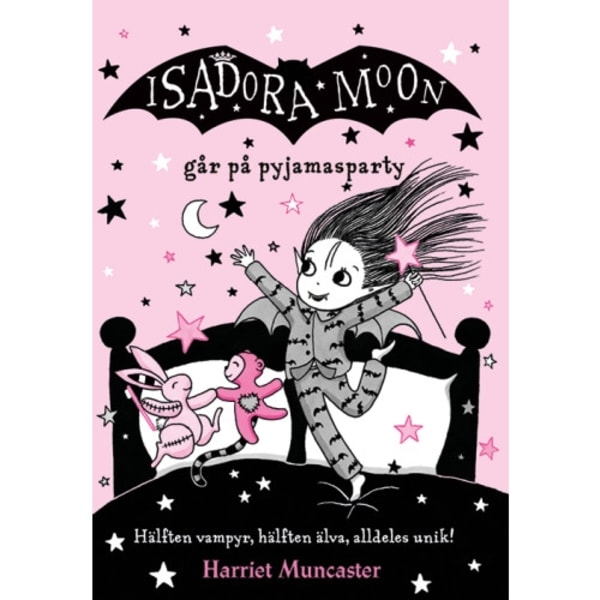 Isadora Moon går på pyjamasparty (inbunden)