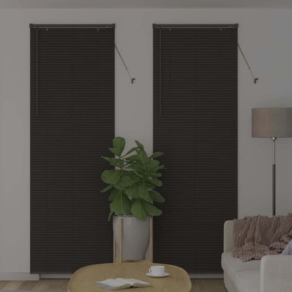 Persienner Mörkgrå 220 x 75 cm Aluminium