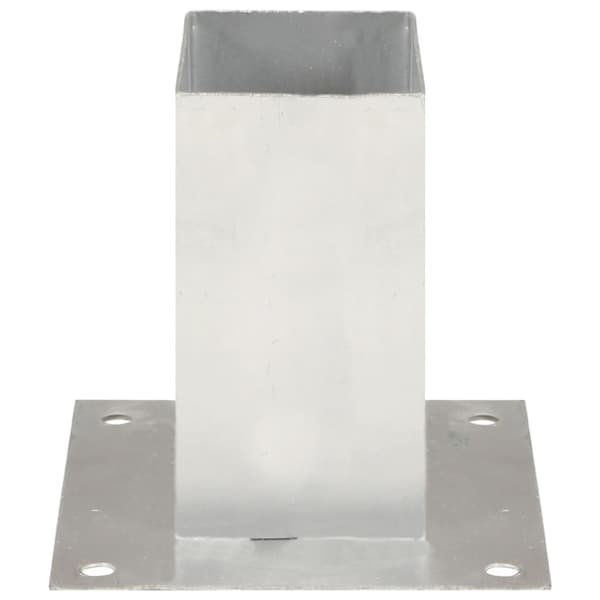 Stolpfot 4 st galvaniserad metall 71 mm