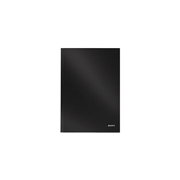 Ant.bok LEITZ Solid A4 H linj 80bl svart