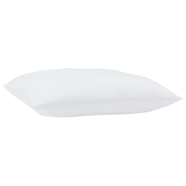 Duntäcke med kudde 2 pcs Vit Mikrofiber