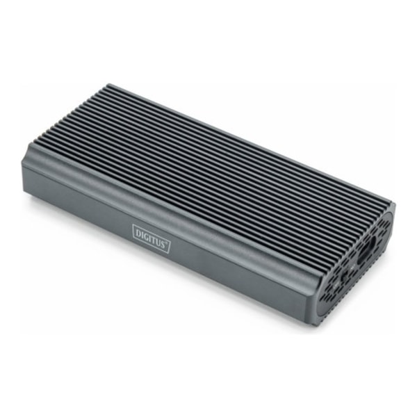 DIGITUS - förvaringslåda - 40 Gbps, extern, aluminium, verktygslös - M.2 NVMe Card - USB4 Grå