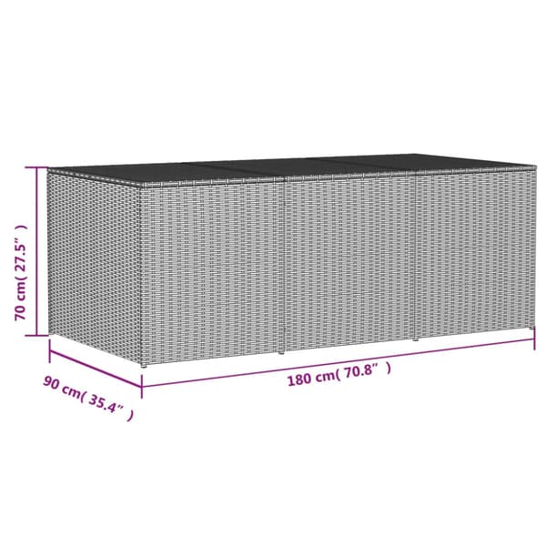 Dynbox blandad beige 984L konstrotting