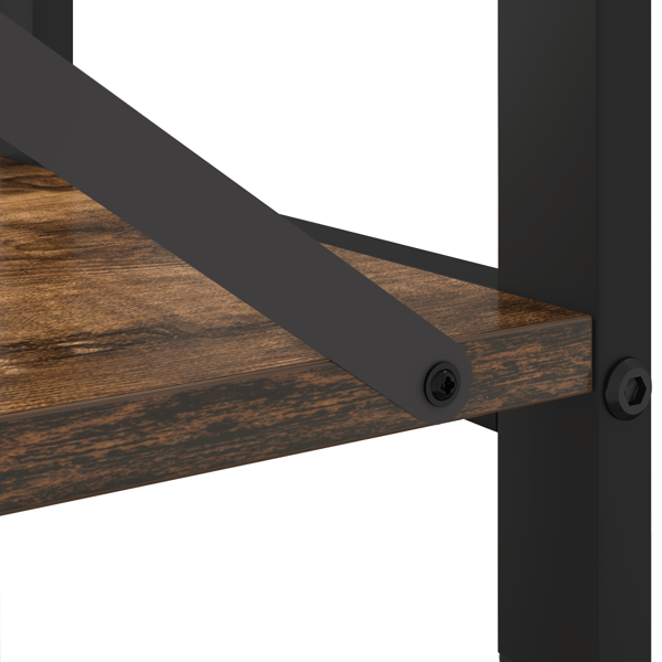Hyllsystem Rökt ek 40 x 30 x 85 cm Konstruerat trä