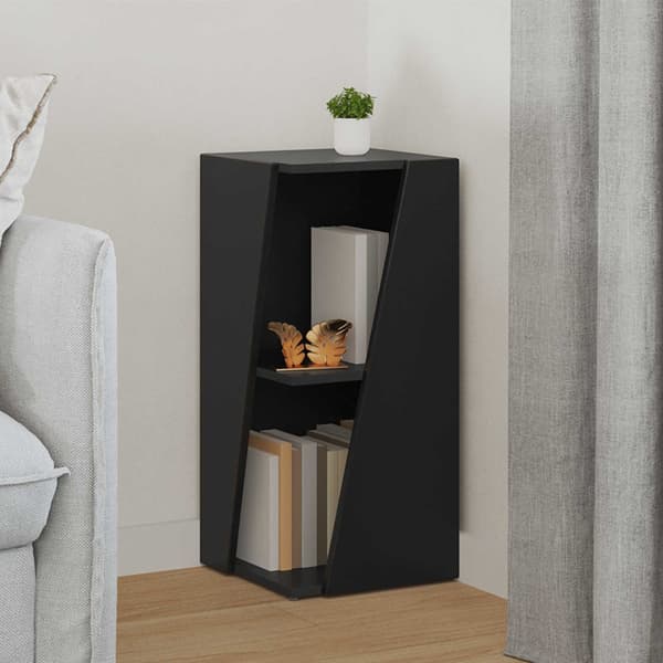 Sidobrett Svart 33 x 32 x 70,5 cm Konstruerat trä
