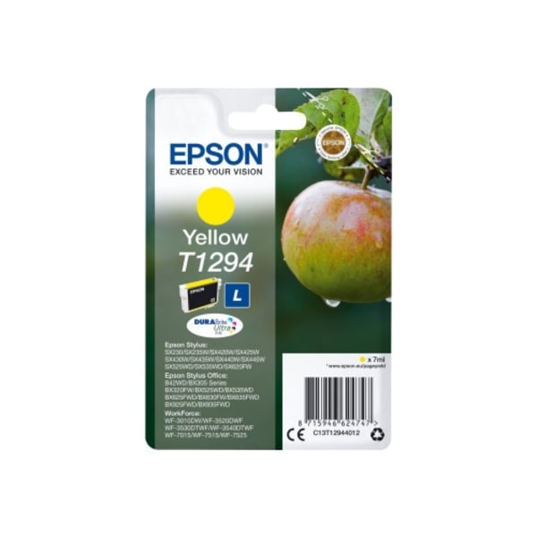Epson T1294 - L-storlek - gul - original - bläckpatron