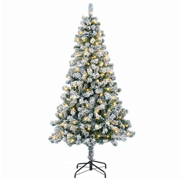 Plast Hingad Julgran 120 cm 150 LED-lampor Varmvit