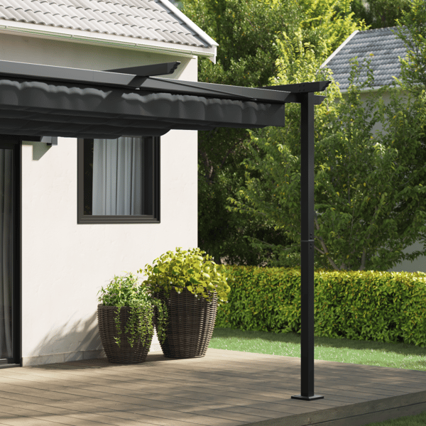 Paviljong Antracit 300 x 300 x 200 cm Polyester