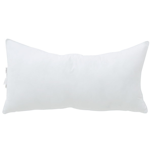 Kudde med kudde 2 pcs Vit 80 x 40 x 20 cm Bomull och Polyester