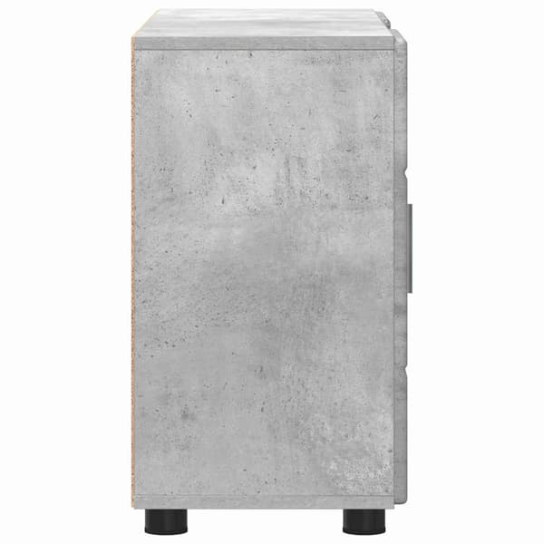 Sideboard FLORIN 88,5 x 30,5 x 55,5 cm Betonggrå
