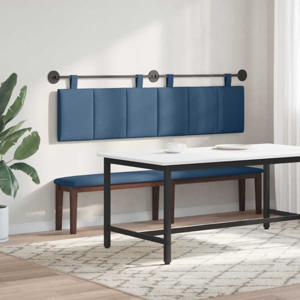 Hängande Huvudgavel Blå tyg