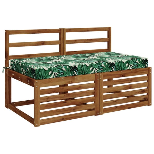 Sittkudde SOEST 100% Polyester Bladmönster 120 x 80 x 10 cm