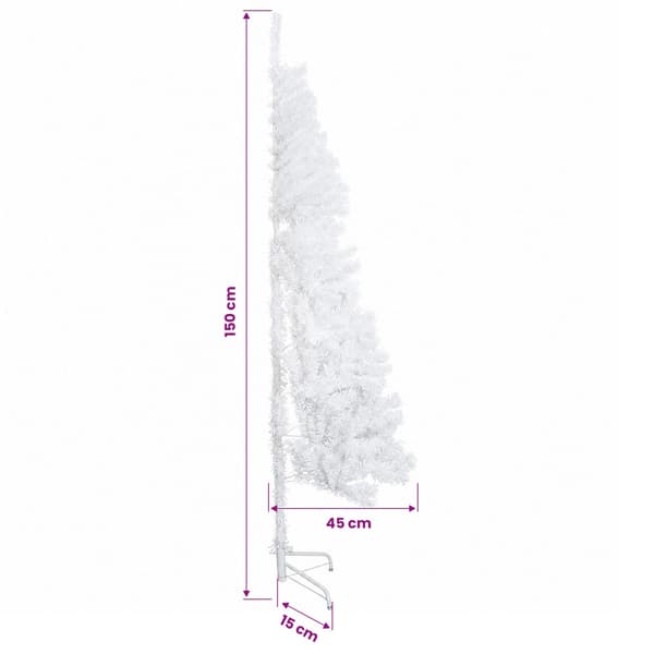 Plast Hingad Julgran 150 cm 150 LED-lampor Varmvit