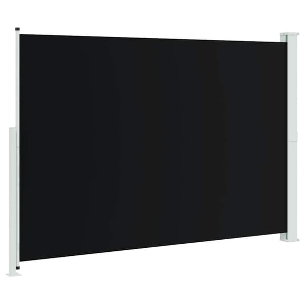 Infällbar sidomarkis 200x300 cm svart