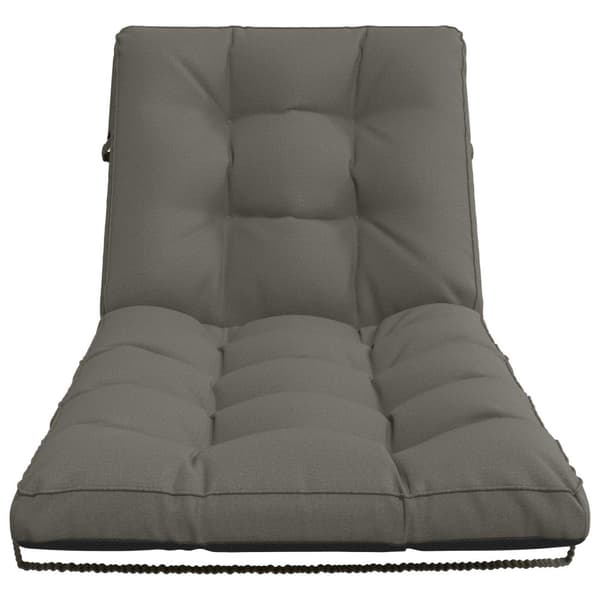 Solstol Kudde VIANEN 100% Polyester Grå 200 x 70 x 8 cm