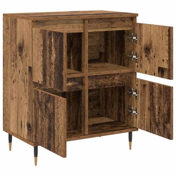 Sideboard Gammalt trä 60 x 35 x 70 cm