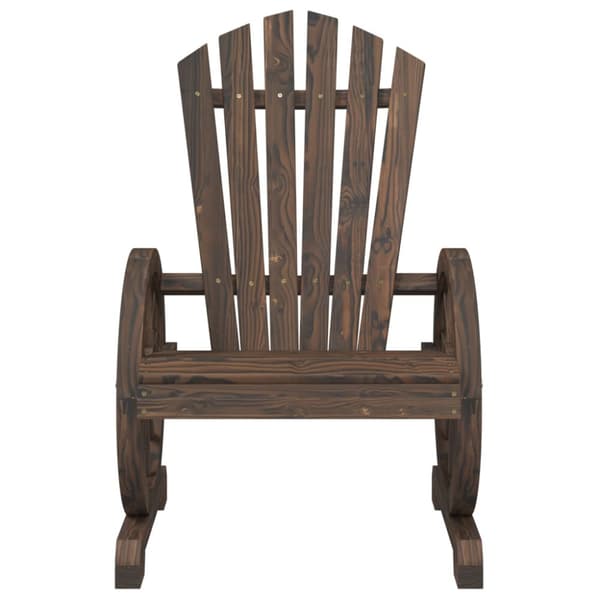 Adirondackstol massivt granträ