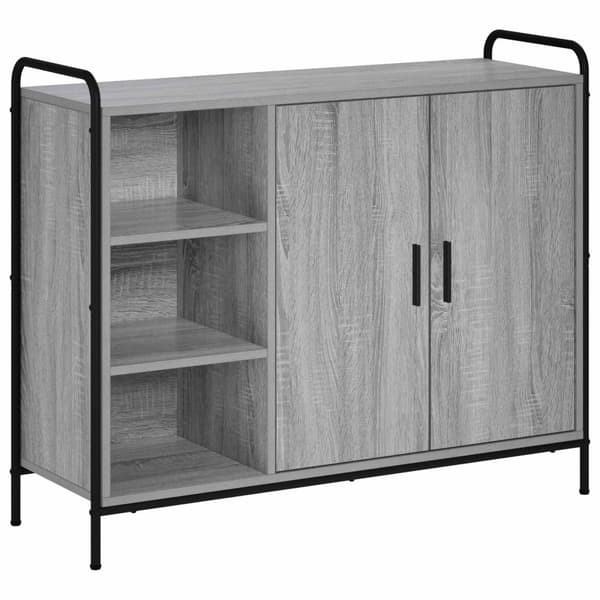 Sideboard Grå Sonoma 97 x 33 x 81 cm Konstruerat trä