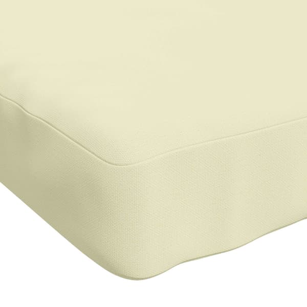 1-delad Bänk Kudde VUGHT 100% Polyester Gräddvit