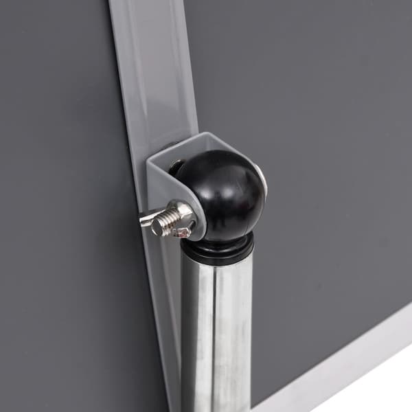 Affischställningar 2 pcs Silver 45 x 32,7 x 108 cm Aluminium
