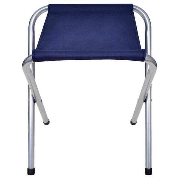 Hopfällbart campingbord med 4 stolar höjdjusterbar 120x60 cm