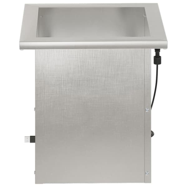 Odlingslåda med LED 2 st Silver 30 x 30 x 30 cm Rostfritt stål
