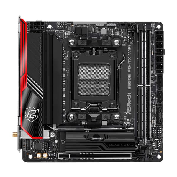 ASRock B650E PG-ITX WiFi - moderkort - mini ITX - Socket AM5 - AMD B650