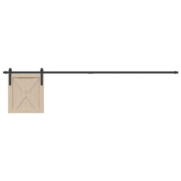 Skjutdörrsbeslag för skåp 213 cm kolstål