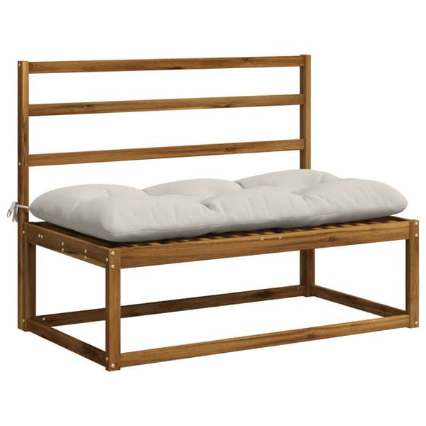 Bänk kudde VIANEN 100% Polyester Vit 100 x 60 x 12 cm