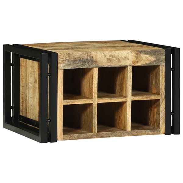 Vinställ 2 pcs 46 x 35 x 27,5 cm Massivt mangoträ