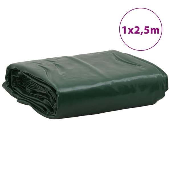Presenning grön 1x2,5 m 650 g/m²