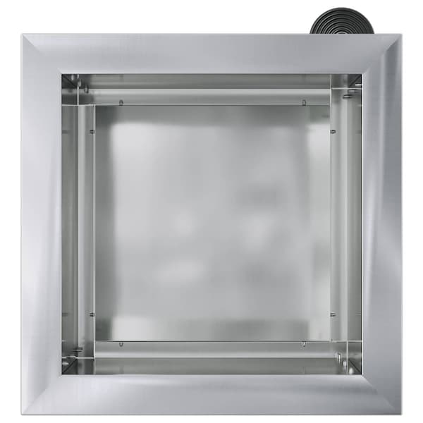 Odlingslåda med LED 2 st Silver 30 x 30 x 30 cm