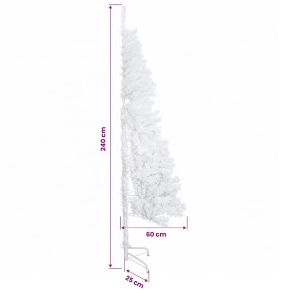 Plast Hingad Julgran 240 cm 300 LED-lampor Varmvit