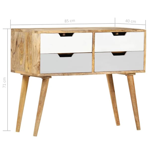 Skänk 85x40x71 cm massivt mangoträ
