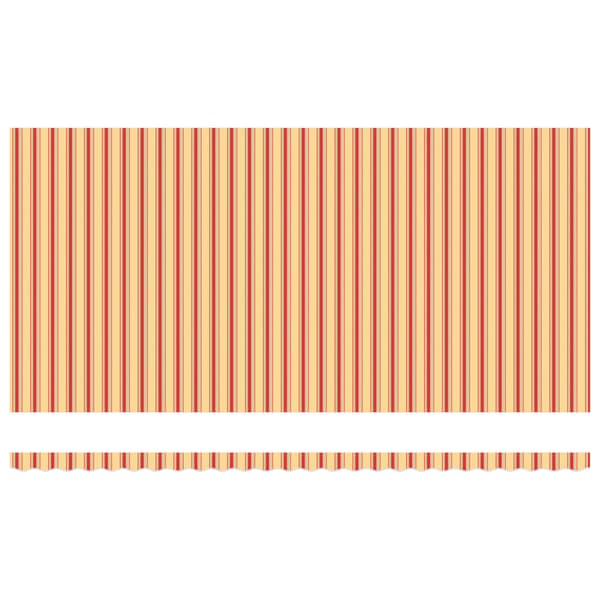 Utfällbar markis Gul och Orange 600 × 350 cm