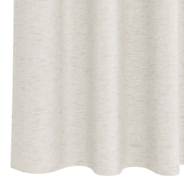 Voile Gardin 2 st Kräm 175 x 140 cm Polyester
