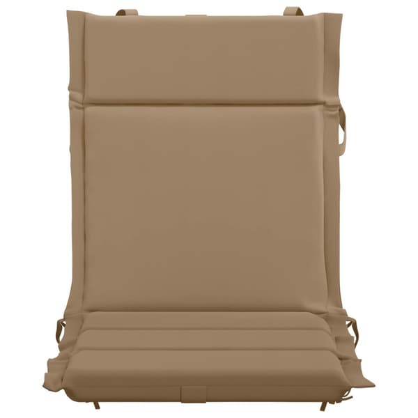 2-delade Höga Ryggstolsdynor GEMERT 2 st 100% Polyester Taupe