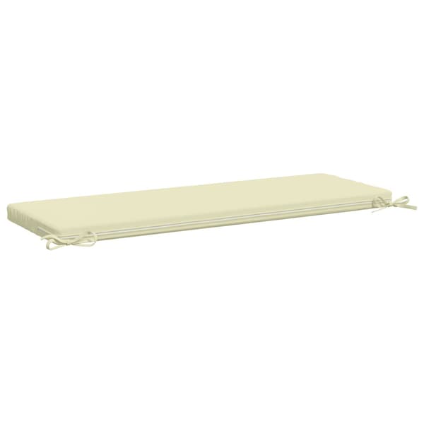 Bänk kudde SOEST 100% Polyester Gräddvit 100 x 40 x 5 cm