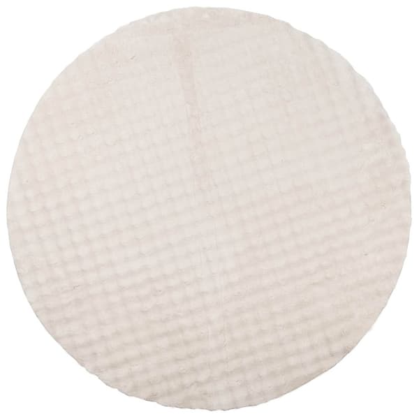 Områdesmattor Rund SIROLO Beige Ø 200 CM Polyester