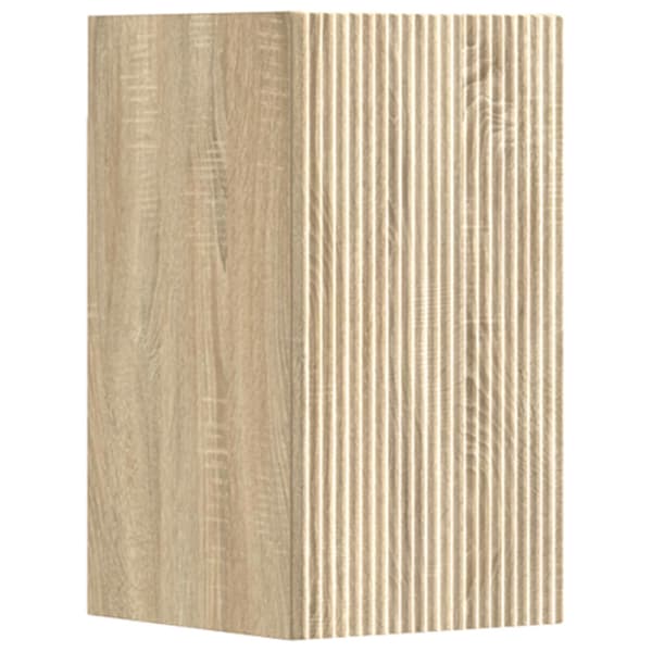 Badrumsmöbelset 3 st Sonoma-ek 33 x 34,5 x 160 cm