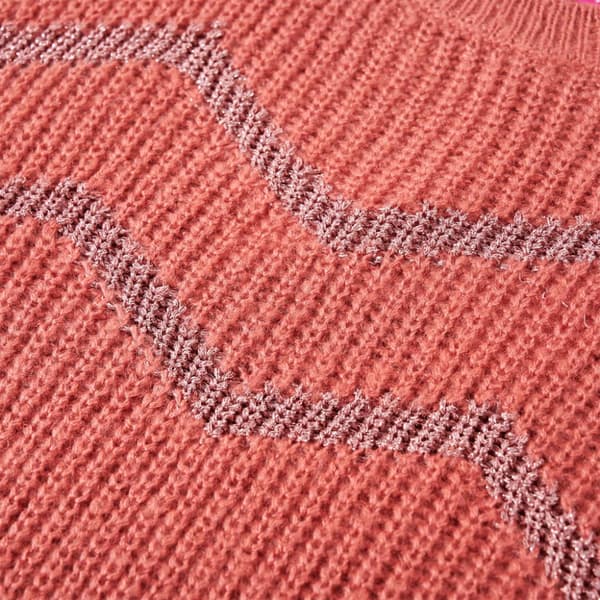 Stickad tröja för barn rosa 128