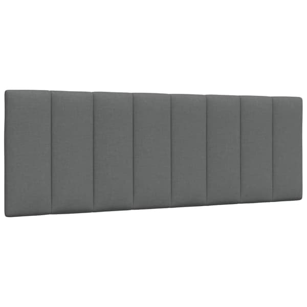 Bed Frame without Mattress "Hanko" Dark Grey 140x200 cm Fabric
