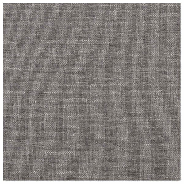 Väggsänggavel 12 pcs Ljusgrå 30 x 30 cm tyg