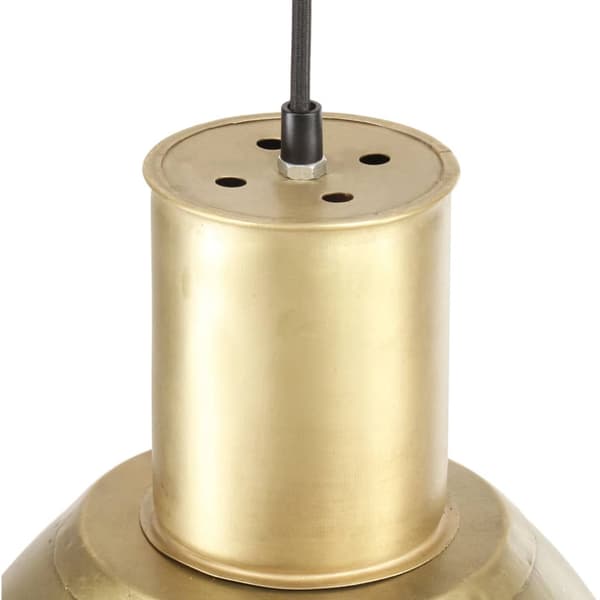 Hänglampa 25 W mässing rund 28,5 cm E27