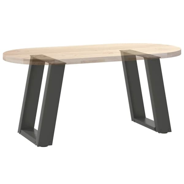 Soffbordsben U-formade 2 st antracit 28x(42-43) cm stål