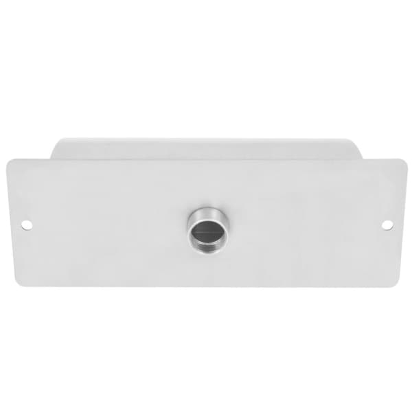 Poolfontän rostfritt stål 30x9x26 cm silver